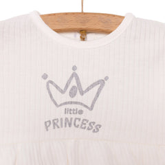 HelloBaby Little Life Newborn Girl Dress - Ecru