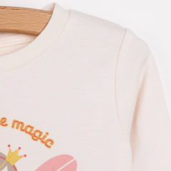 HelloBaby Baby Girl Long Sleeve Pyjamas Set - Ecru