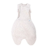 Purflo Swaddle To Sleep Bag 0.5 Tog Minimal Grey 0-4M