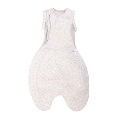 Purflo Swaddle To Sleep Bag 0.5 Tog Minimal Grey 0-4M
