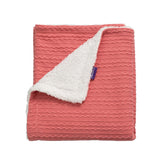 Clevamama Blankets - Luxe Sherpa Baby Blanket Pink