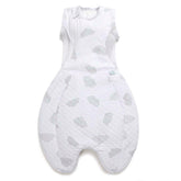 Purflo Swaddle To Sleep Bag 2.5 Tog Cotton Cloud 0-4M