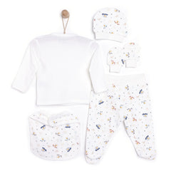 Tiffany Baby Boy Clothes Hanger 5 pcs - Ecru