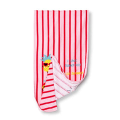 Little Dreams Baby Girl Towel - Red