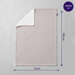 Clevamama Blankets - Luxe Sherpa Baby Blanket Grey