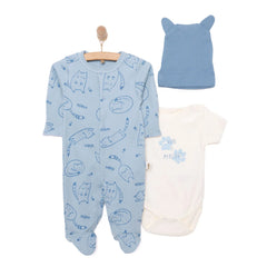 Bebetto Organic Unisex Jumpsuit - Indigo