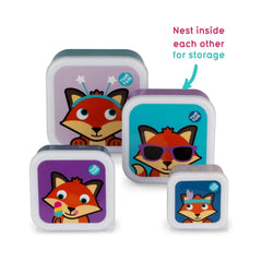 TUM TUM Nesting Snack Pots Pack of 4 - Felicity Fox