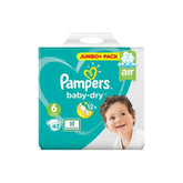 Pampers Baby Dry Size 6 Jumbo Pack - 62 nappies