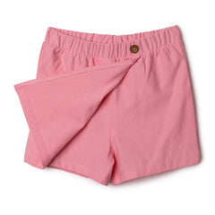 HelloBaby Girls Shorts with Buttons Short Leg - Pink
