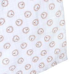 Little Dreams Boys 100% Cotton Muslin Blanket 100x110 cm - White