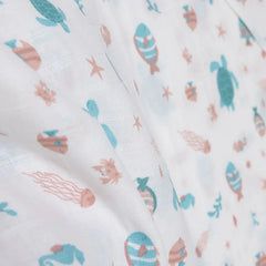 Mollia Unisex 100% Cotton Muslin Blanket 80x100 cm - Ecru