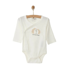 HelloBaby Long Sleeve Bodysuit - Ecru