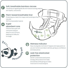 Mama Bamboo Sustainable Bamboo Size 4 - 26 nappies