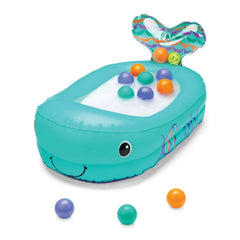 Infantino Whale Bubble Inflatable Bath Tub