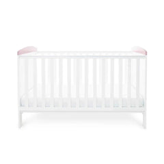 Ickle Bubba Coleby Style Cot Bed Elephant Love Pink - Without Mattress