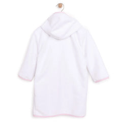 Mollia Girl Baby Bathrobe - White