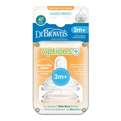 Dr Brown's Options Plus Teats Level 2