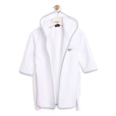 Mollia Boy Baby Bathrobe - White