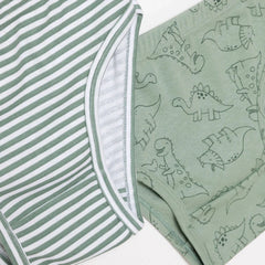 HelloBaby Boys Knickers Dinosaur - Petrol Green