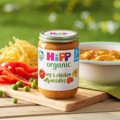 HiPP Organic Vegetables & Chicken Noodles Baby Food Jar 7+ months 190g