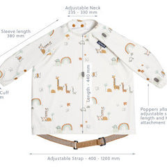 Bibado Coverall Weaning Bib Ecomm Bag Serengeti Spaghetti