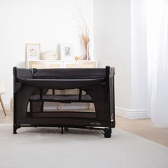 Red Kite Quiet Time Dreamer Bedside Crib Charcoal