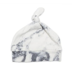 Lulujo Hello World Newborn Hat & Swaddle Set Marble