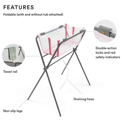 Stokke Flexi Bath Flexi Stand - Grey