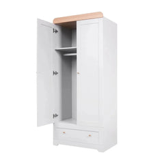 Tutti Bambini Rio Wardrobe - Dove Grey/Honey Oak