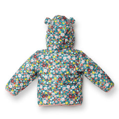 HelloBaby Baby Girl Floral Printed Coat - Printed