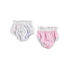 HelloBaby Baby Training Panties 2 pcs - Pink & White