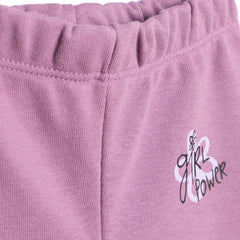 HelloBaby Baby Girl Basic Joggers - Purple