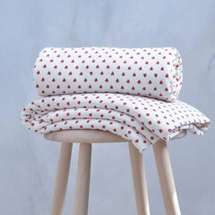 Bebecix Girls Cotton Jersey Blankets - Ecru