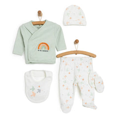 Little Life Newborn Baby 5 Pcs Starter Set - Multicolour