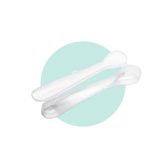 Mamajoo Silicone Spoons with Case Pack of 2 - Powder Pink & Blush
