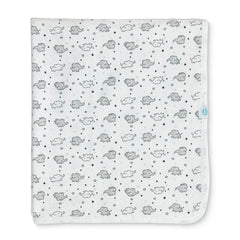 Little Dreams Boys Cotton Jersey Blankets - Ecru