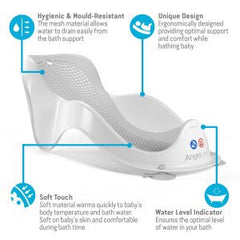 Angelcare Soft Touch Mini Baby Bath Support Grey