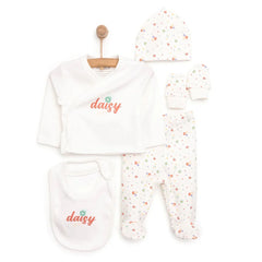 HelloBaby Newborn 5 pcs Starter Set - Ecru