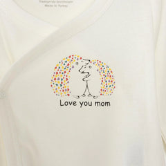 HelloBaby Long Sleeve Bodysuit - Ecru