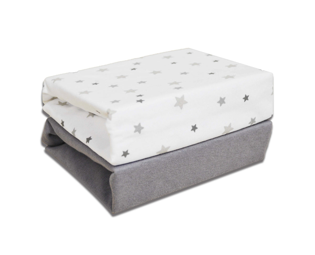 Cuddles Sheets Cotbed Magical Stars Pack Of Two