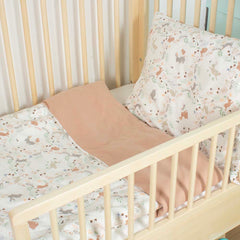 Purflo Toddler Duvet Cover & Pillowcase Storybook Nutmeg