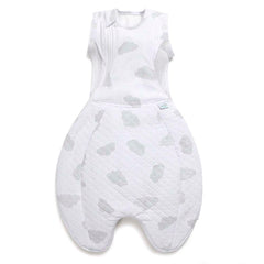 Purflo Swaddle To Sleep Bag 2.5 Tog Cotton Cloud 0-4M