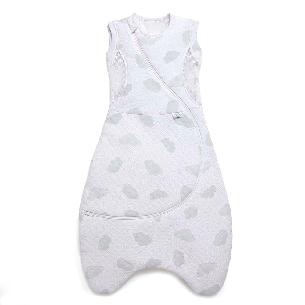 Purflo Cuddle To Sleep Bag 0.5 Tog Cotton Cloud 3-12M
