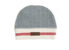 Juddlies Organic Cottage Beanie 0-4M Driftwood Grey