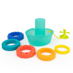 Sassy Stackin' Ship Tub Toy