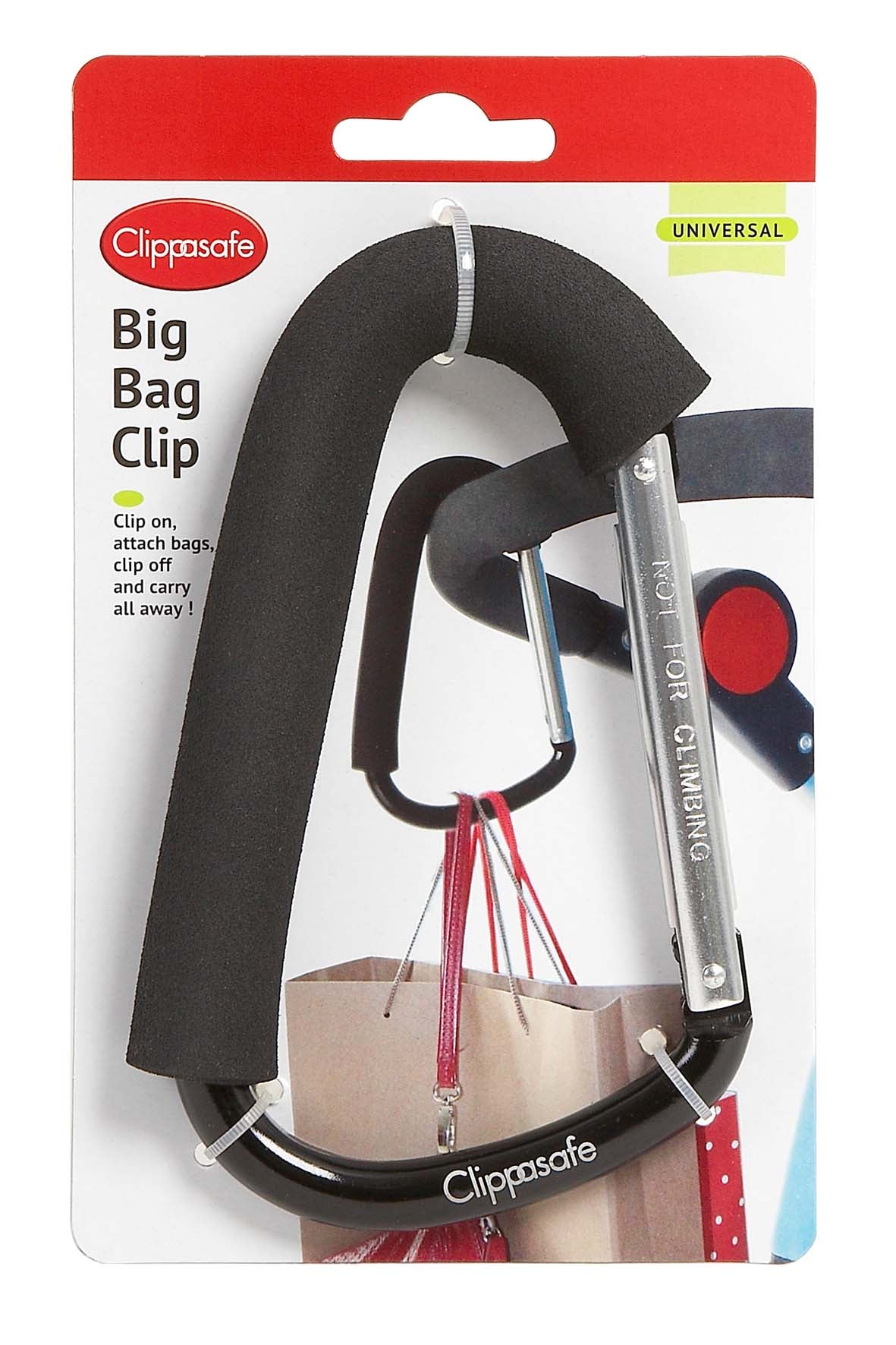Clippasafe Stroller Big Bag Clip*