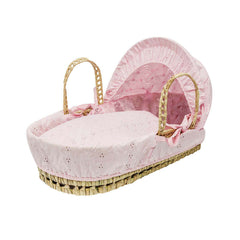 Cuddles Dolls Moses Basket Pink