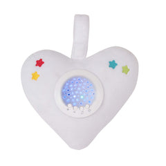 Little Chick London Twinkle Bed Time Soother Heart White