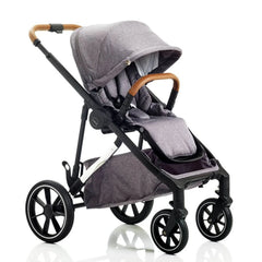 Mee-Go UNO Plus 3-in-1 with ISOFIX Base Travel System - Grey/Chrome