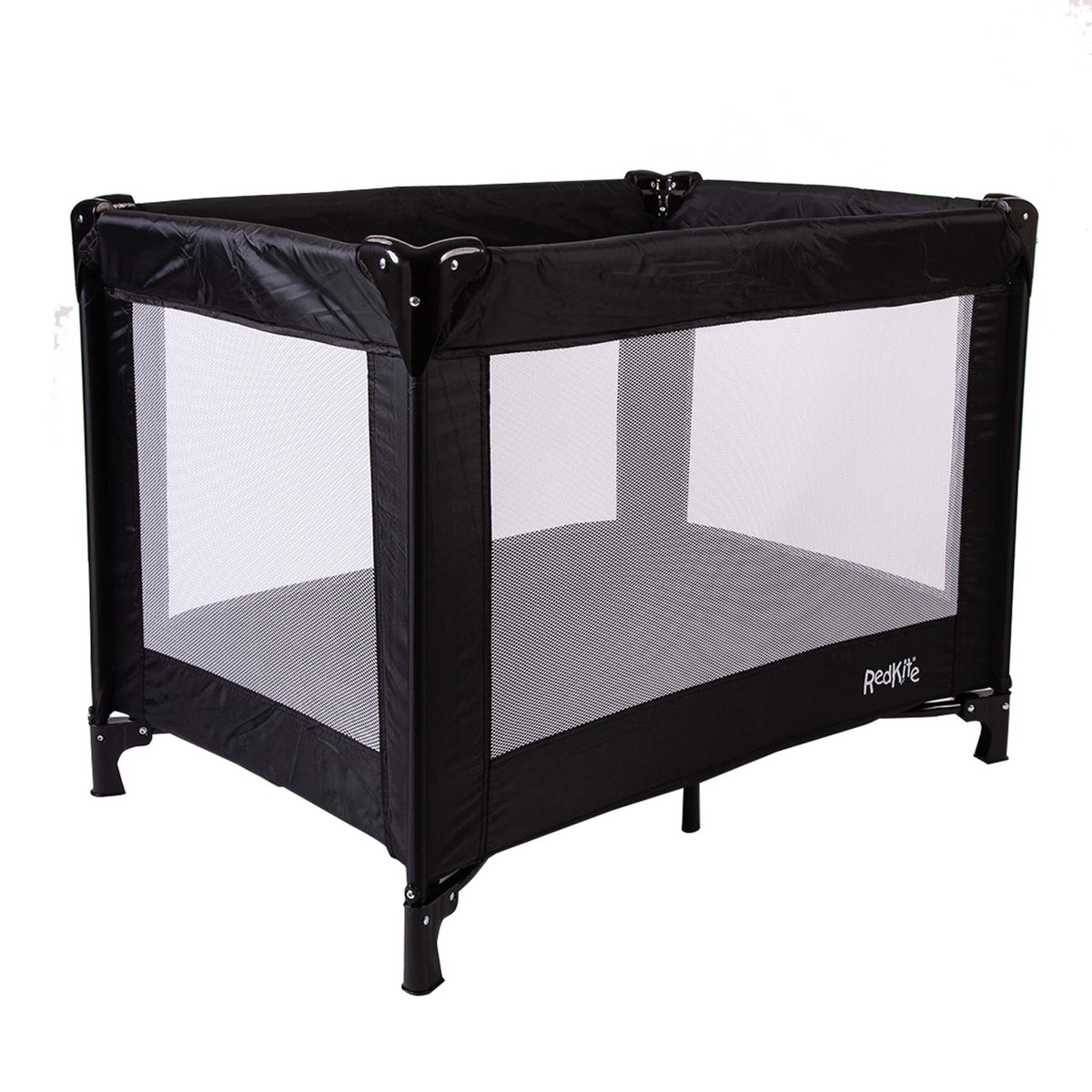 Red Kite Quiet Time Sleep Tight Travel Cot Black